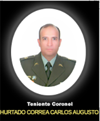 Fotografía del Señor Tc. Hurtado Correa Carlos Augusto quien falleció en cumplimiento de su deber.