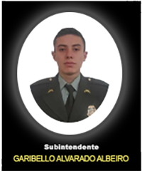 Fotografía del Señor Si. Garibello Alvarado Albeiro quien falleció en cumplimiento de su deber.