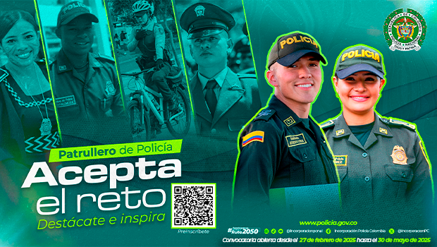 Incorpórese como Patrullero de Policía 