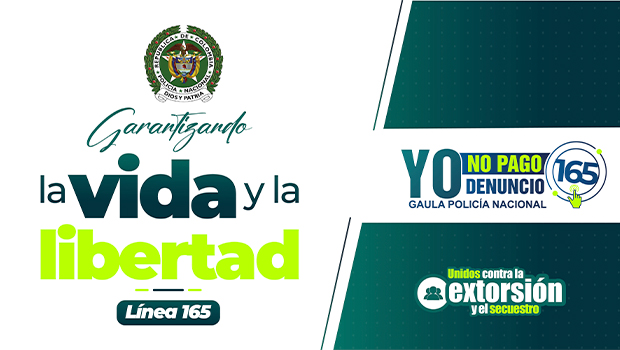 ¡Unidos contra la Extorsión y el Secuestro!