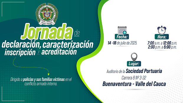 Jornada de declaración, caracterización y acreditación 