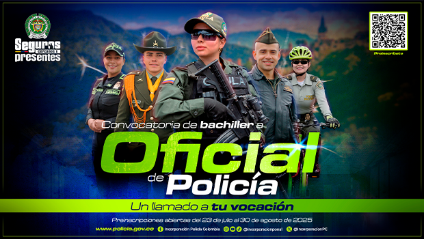 Incorpórese como bachiller a Oficial de Policía  