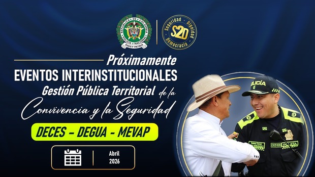 Pr&oacute;ximamente "Gesti&oacute;n P&uacute;blica Territorial con enfoque en la convivencia y seguridad".