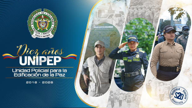 Aniversario de la Unidad Policial para la Edificaci&oacute;n de la Paz en Colombia