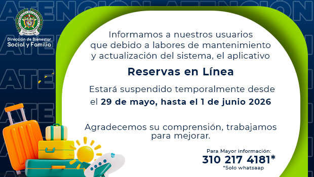 cierre temporal reservas para centros vacacionales