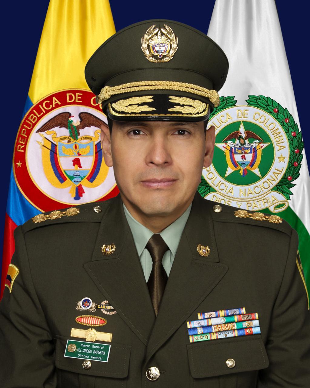 Mayor general Jes&uacute;s Alejandro Barrera Pe&ntilde;a