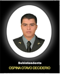 Fotografía del Señor Si. Ospina Otavo Deciderio quien falleció en cumplimiento de su deber.