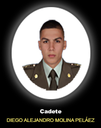 Cadete DIEGO ALEJANDRO MOLINA PELÁEZ