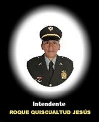 Fotografía del Señor It. Roque Quiscualtud Jesús quien falleció en cumplimiento de su deber.