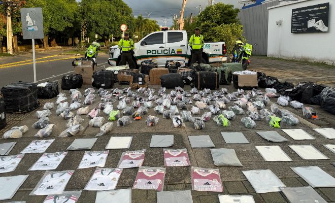Cargamento de mercanc&iacute;a de contrabando en Monter&iacute;a