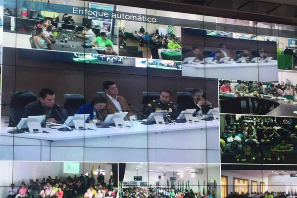 Videoconferencia Policía Nacional-ciudadanía