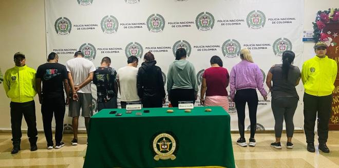 En Armenia se logra la captura de una banda delicuencial