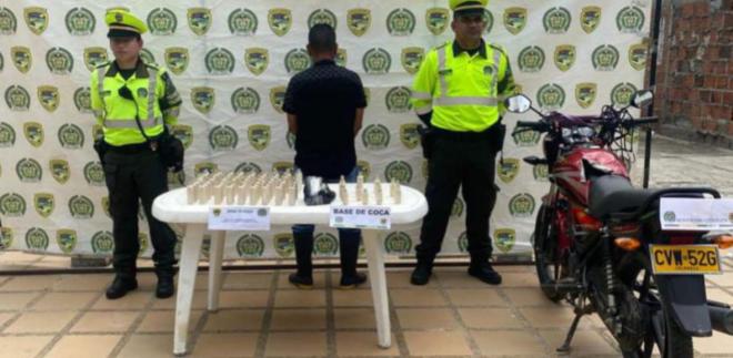 Capturado con "base de coca"