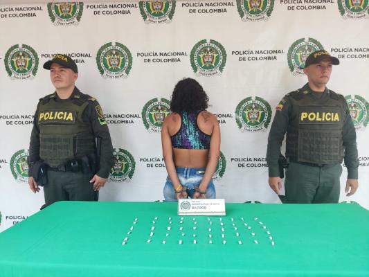 Capturada por comercializar estupefacientes