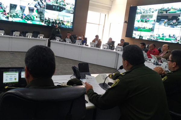 Videoconferencia Policía Nacional-ciudadanía