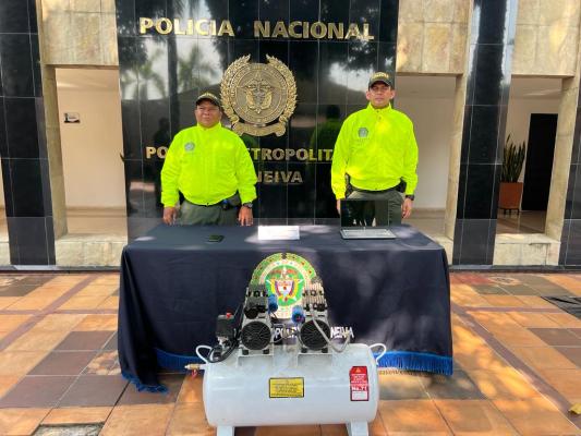 La Policía Metropolitana de Neiva logra la recuperación de tres elementos que habían sido hurtados 