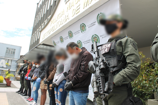 Operación “ROMA”, permite la captura de seis mujeres y un hombre por el delito de extorsión Desarticulado grupo delincuencial “los guateque” dedicados a la extorsión.
