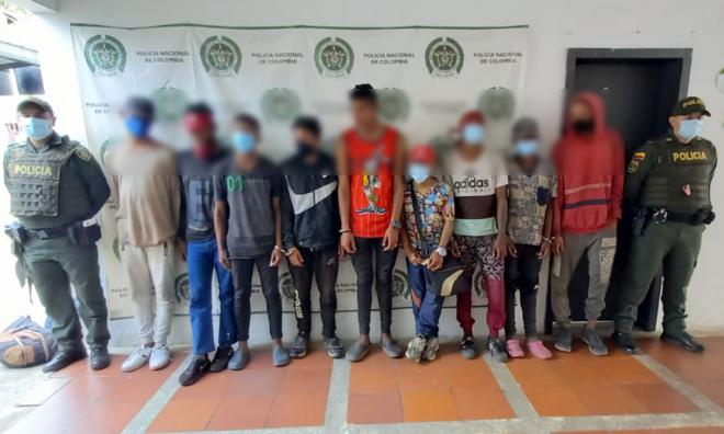 Capturados nueve extranjeros por hurto 