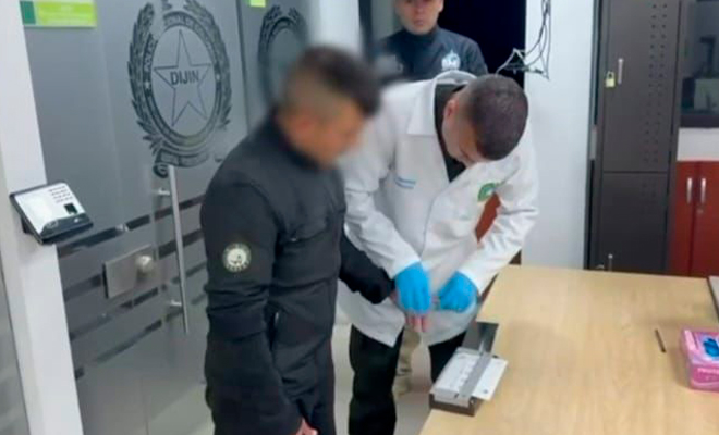 Reseña dactiloscópica del capturado