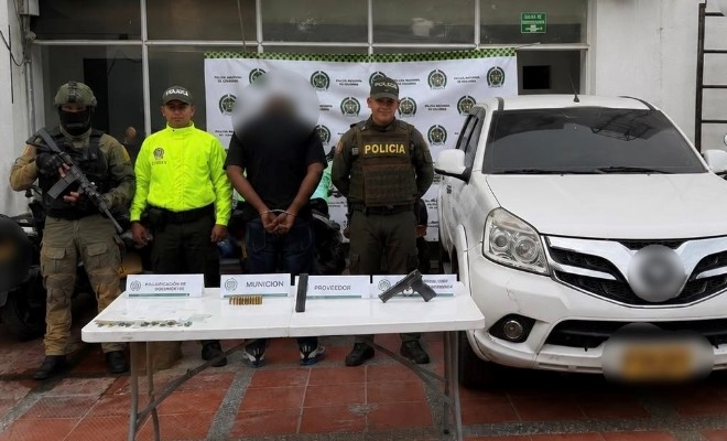 Capturado en custodia de funcionarios de la Polic&iacute;a Nacional 