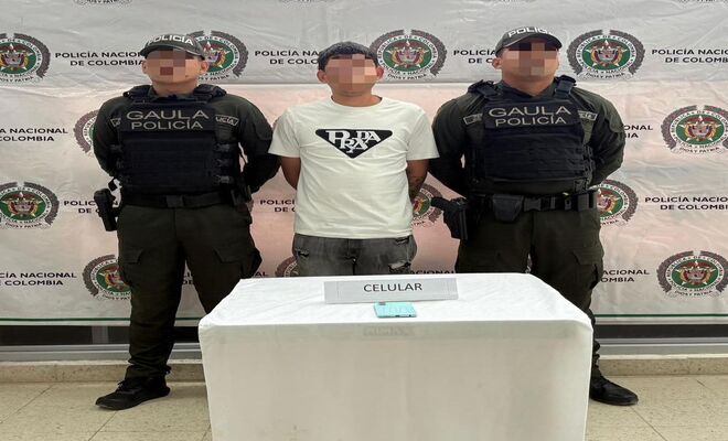 Este sujeto sería el presunto responsable de coordinar y ejecutar el cobro de extorsiones a diversos gremios en los municipios de Santa Marta y Ciénaga