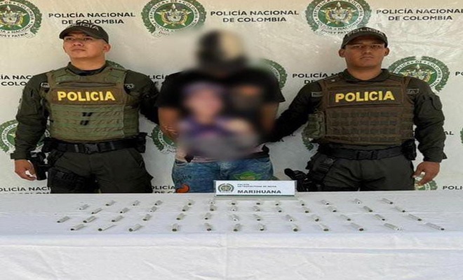 Capturado hombre por tráfico de estupefacientes en el barrio Caracol.