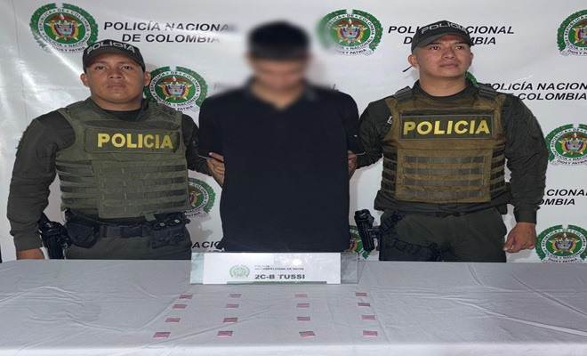 Captura en flagrancia por tráfico de estupefacientes en el sur de Neiva