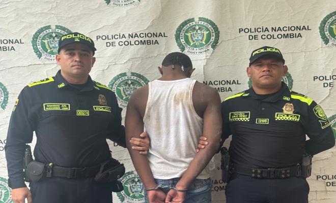 Capturado por el delito de porte ilegal de armas de fuego