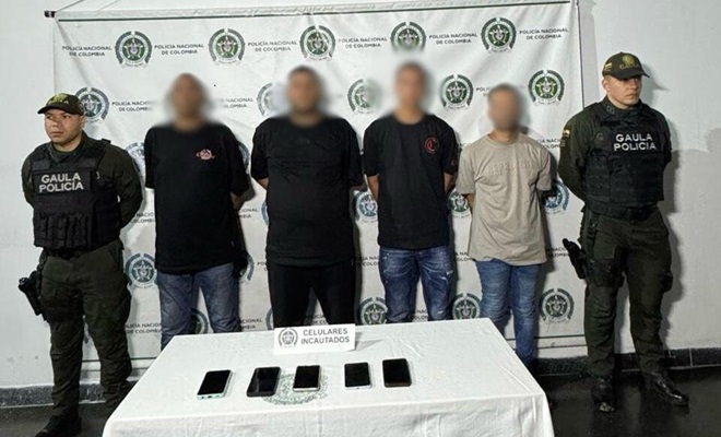 Capturados por extorsión