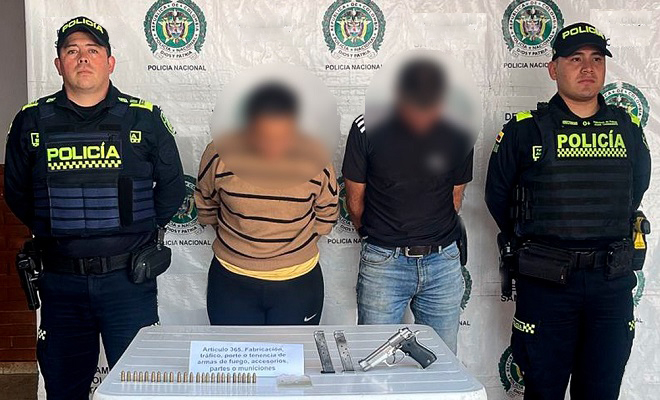 Capturados y elementos incautados