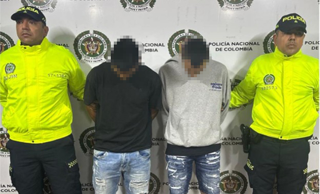 Dos polic&iacute;as y Dos hombres capturados por homicidio en Villavicencio