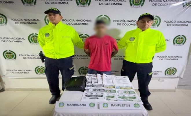 Capturan en flagrancia a alias &ldquo;Mateo&rdquo; por  estupefacientes 