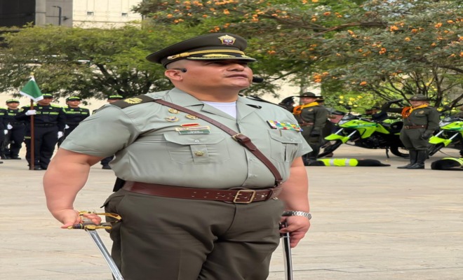 Nuevo comandante del Departamento de Policía Antioquia