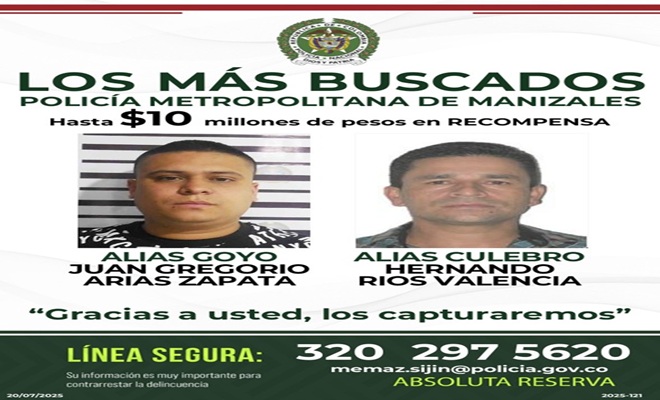 los m&aacute;s buscados de la ciudad