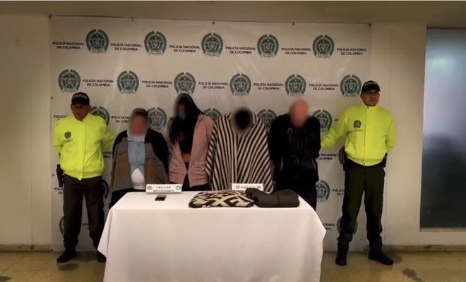 Cuatro personas detenidas y dos funcionarios policiales sijin mepas