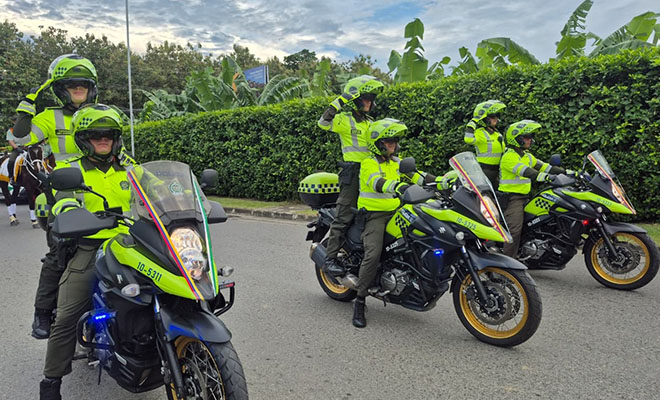  Desfile 20 julio Seccional de Transito y Transporte Urabá