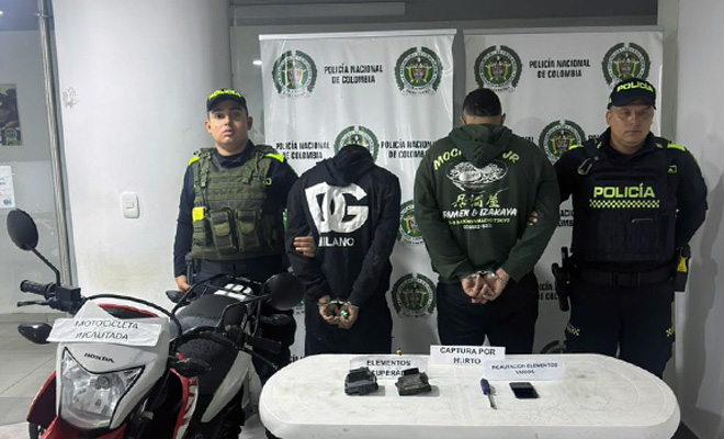 Capturados por hurto en Acacías