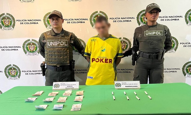 Con la ayuda de dron se logra la captura de un hombre