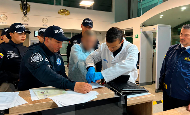 Alias "Gocho" es reseñado por la Policía Nacional, para ser extraditado a Chile.