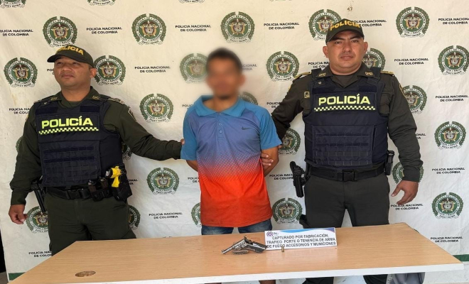 Capturado en flagrancia a alias el "Carli" portando un arma de fuego ...