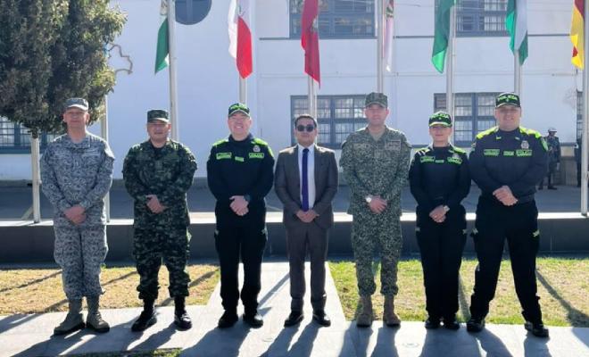 Funcionarios colombianos participantes