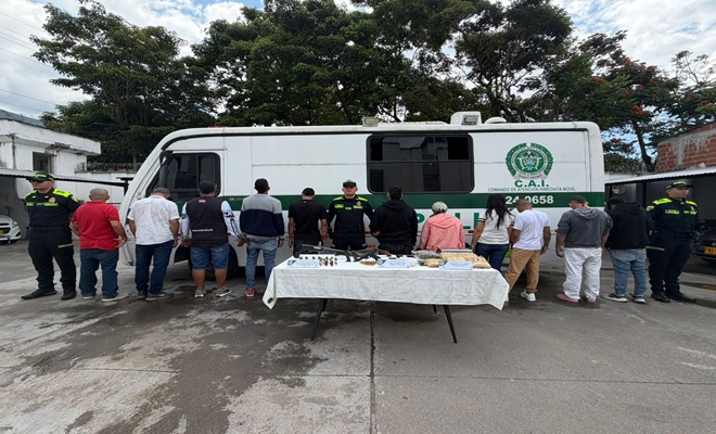 Capturados por narcotrafico en Caldas