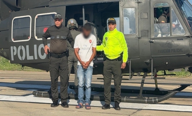 Capturado en Curumaní a alias “Barbas”, presunto integrante del ELN señalado de atacar a una uniformada