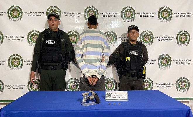 Grupo FENIX, captura un hombre con arma de fuego ilegal