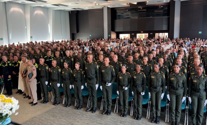 69 nuevos Auxiliares de Policía fortalecen la seguridad en Antioquia