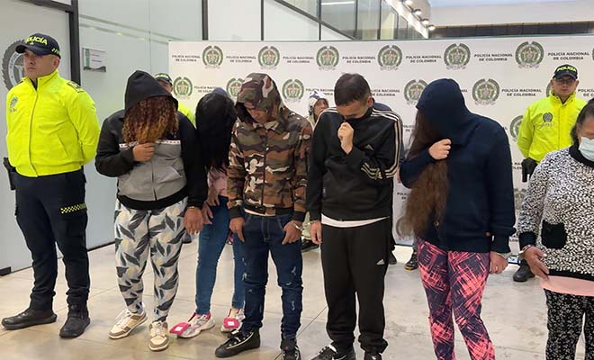 Desarticulado grupo delincuencial ‘Los Tideo’ que operaba cerca de colegios en Suba, Bogotá