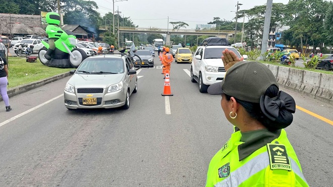 Movilidad en el puente festivo de Independencia de Cartagena