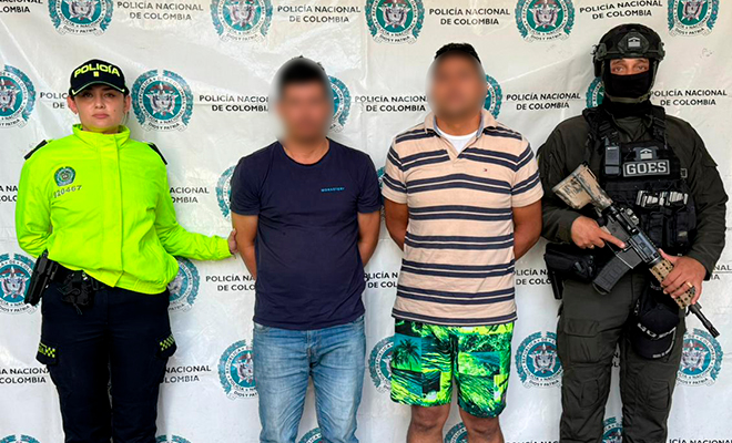 Capturados de OP Aquiles en el backing