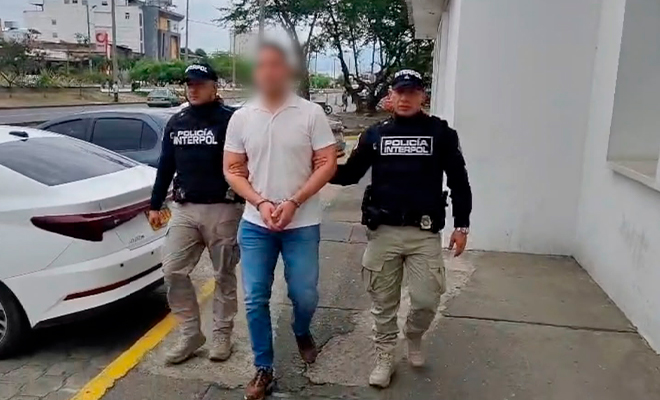 Sujeto retenido en cumplimiento de un requerimiento judicial internacional y bajo custodia de la OCN INTERPOL Colombia.