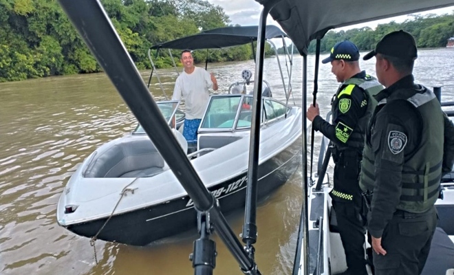 Con el fin de fortalecer la seguridad fluvial y garantizar el cumplimiento de la normatividad vigente, la Policía Metropolitana de Montería desarrolló un patrullaje preventivo sobre el río Sinú.